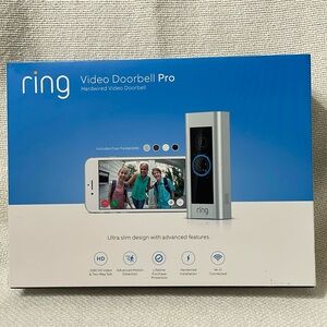 ring Video Doorbell Pro - Hardwired Video Doorbell NIB